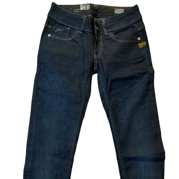 Retro Vintage G-Star Raw Lynn Skinny Comfort Comet Denim Jeans Pants Sz 25 NWT - Picture 4 of 14